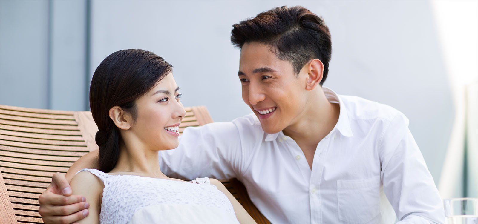 Happy marriage couple